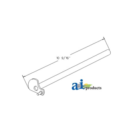 A & I Products Shaft, Pressure Control 3" x13" x2" A-1870219M93